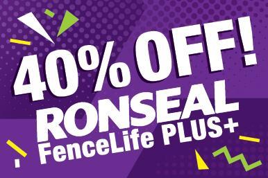 40% off Fence Maintenance