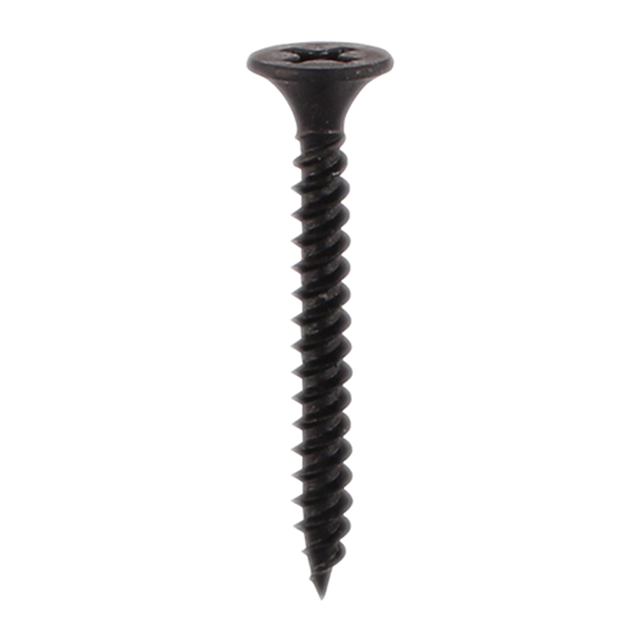 Timco 00025DRY 3.5mm x 25mm Black Phillips Bugle Drywall Screw Pack of 1000