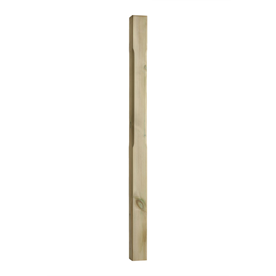 LD249 82mm x 1195mm Traditional Outdoor Complete Stop Chamfer Newel