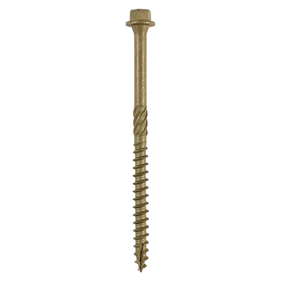Timco 100IN 6.7mm x 100mm Hex Timber Frame Construction Screw Pack of 50