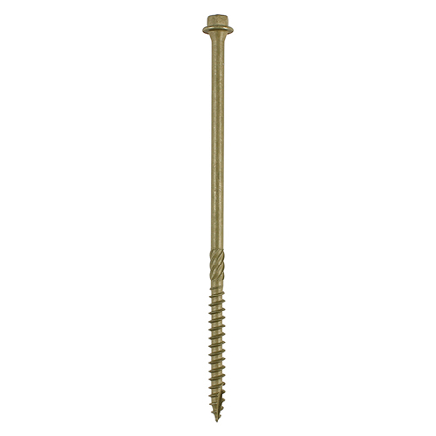 Timco 200IN 6.7mm x 200mm Hex Timber Frame Construction Screw Pack of 50