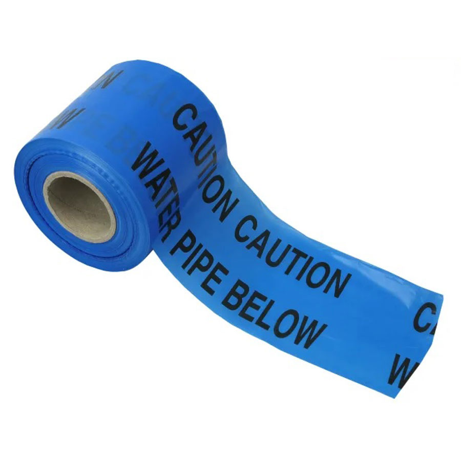 Underground Warning Tape Water Pipe Below 150mm x 365m Hevey