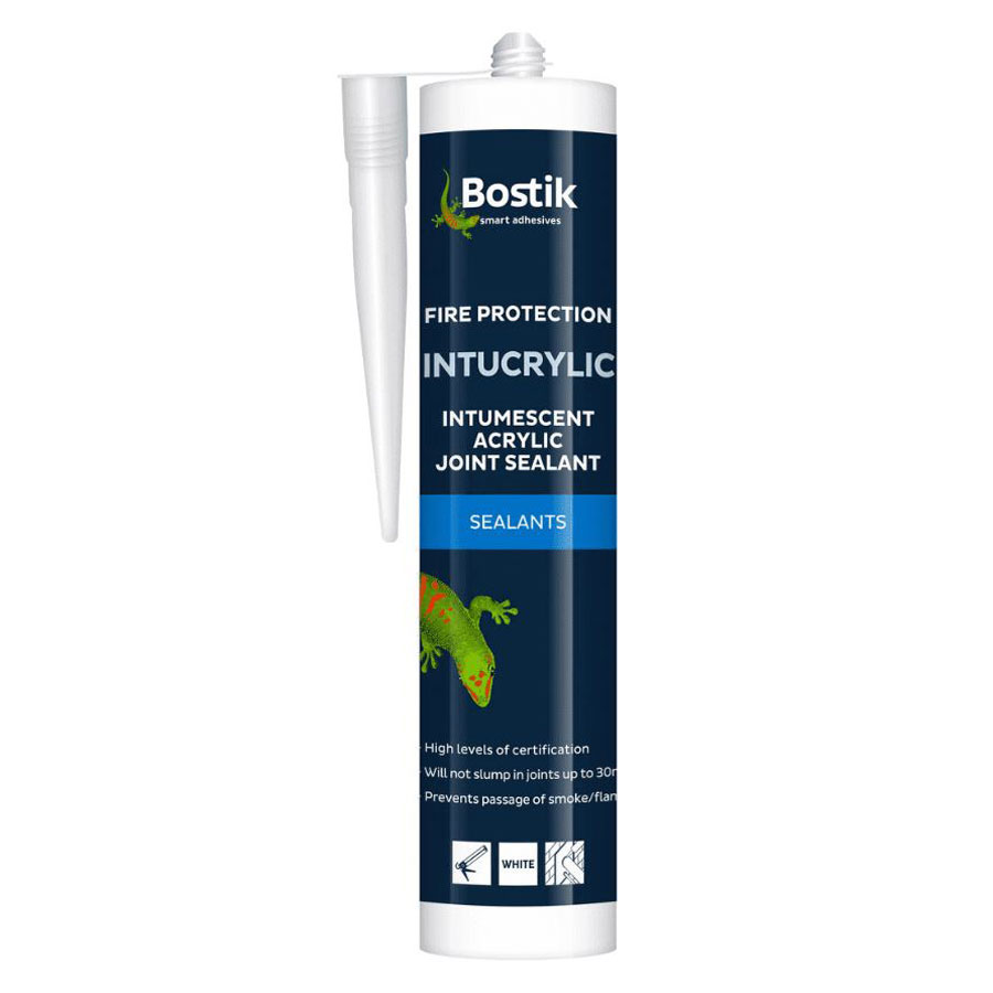 Bostik Intucrylic Intumescent White 300ml Acrylic Sealant