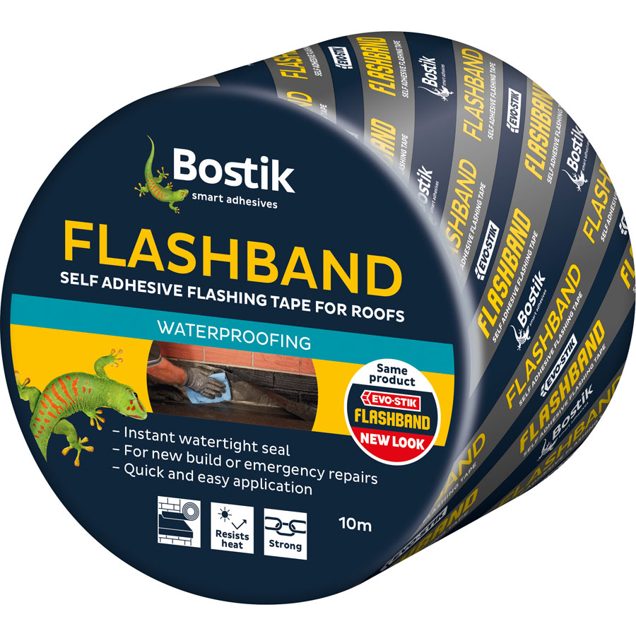 Bostik 10m x 75mm Grey Flashband