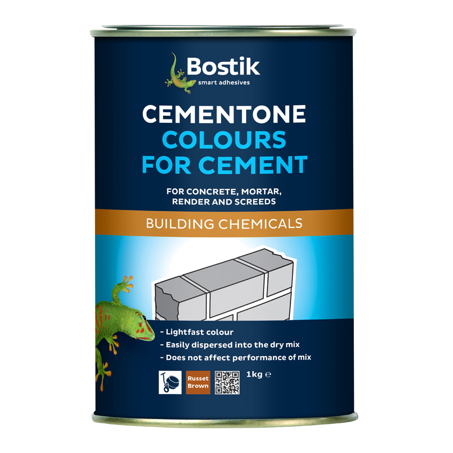 Bostik No1 Russet Brown Cementone Colour For Cement 1Kg