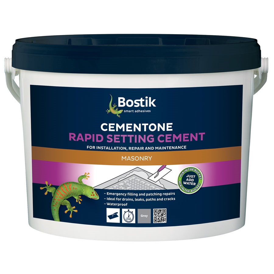 Bostik Cementone Masonry Grey Rapid Setting Cement 2.5Kg