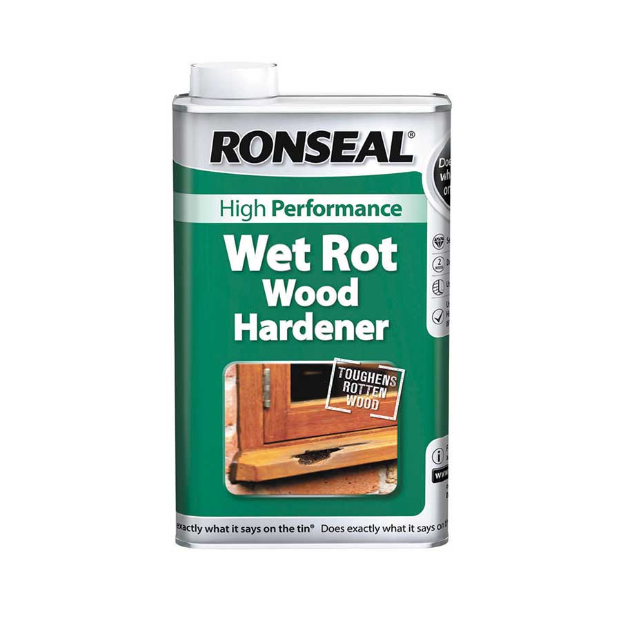 Ronseal 32042 Wet Rot Wood Hardener 500ml Hevey Building Supplies