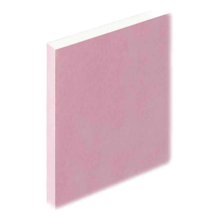Knauf Tapered Edge 2.4m x 1.2m x 12.5mm Pink Fireshield Plasterboard