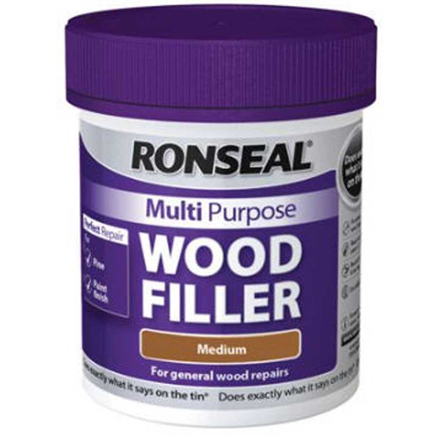 Ronseal 34737 Multi Purpose Medium Wood Filler 250gm