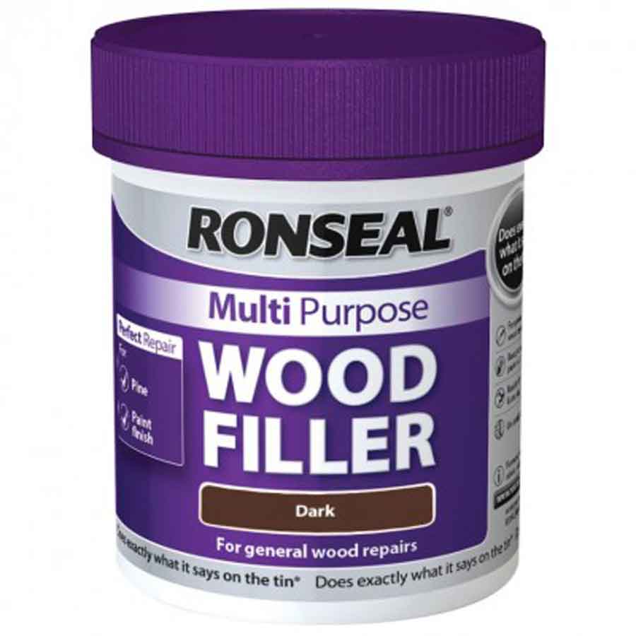 Ronseal 34738 Multi Purpose Dark Wood Filler 250gm