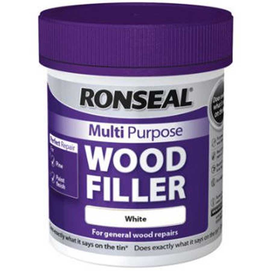 Ronseal 34739 Multi Purpose White Wood Filler 250gm