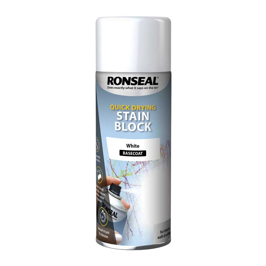 Ronseal 35103 Stain Block Spray 400ml