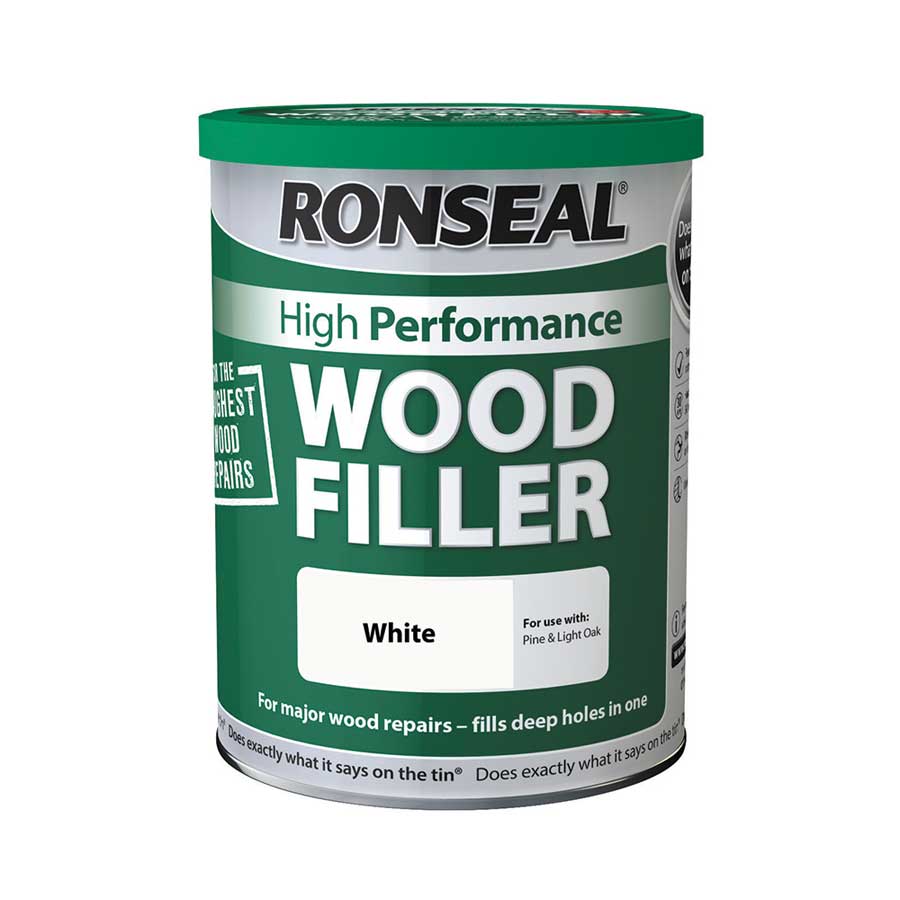 Ronseal 35305 High Performance White Wood Filler 550gm