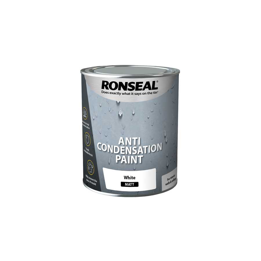 Ronseal 37476 White Anti Condensation Paint 750ml