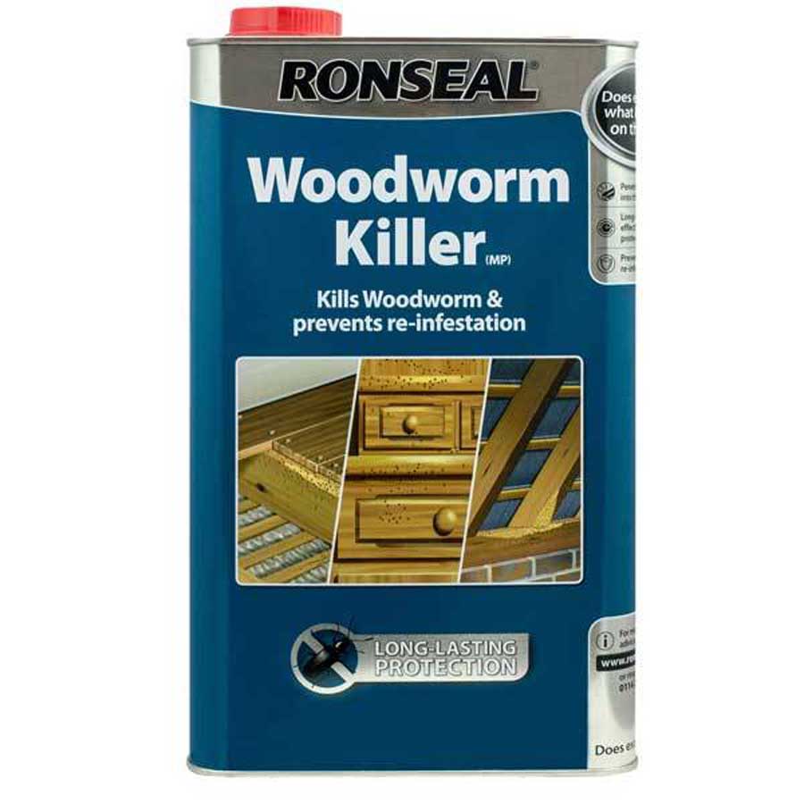Ronseal 37662 Woodworm Killer 5 Ltr