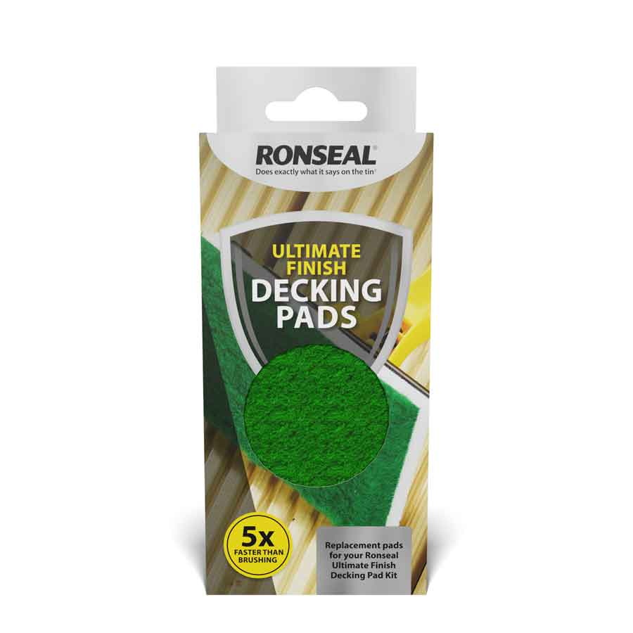 Ronseal Ultimate 39349 Finish Decking Refill Pads Hevey Building Supplies