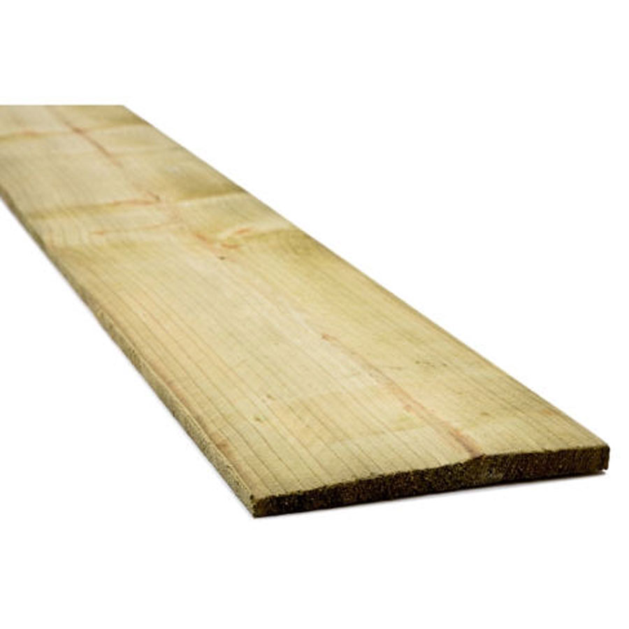 22mm x 150mm x 1800mm Green Treated Feather Edge Board