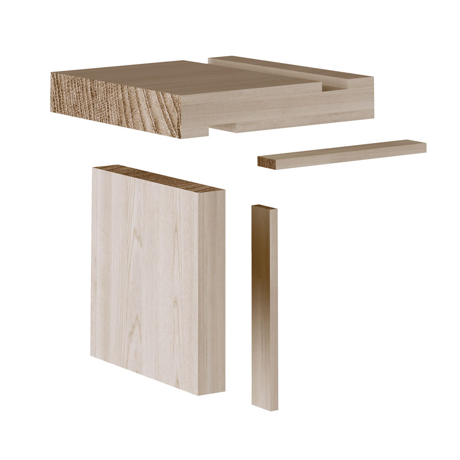 32mm x 115mm Softwood Door Lining Set comes with Stops (For 2'3" 2'6