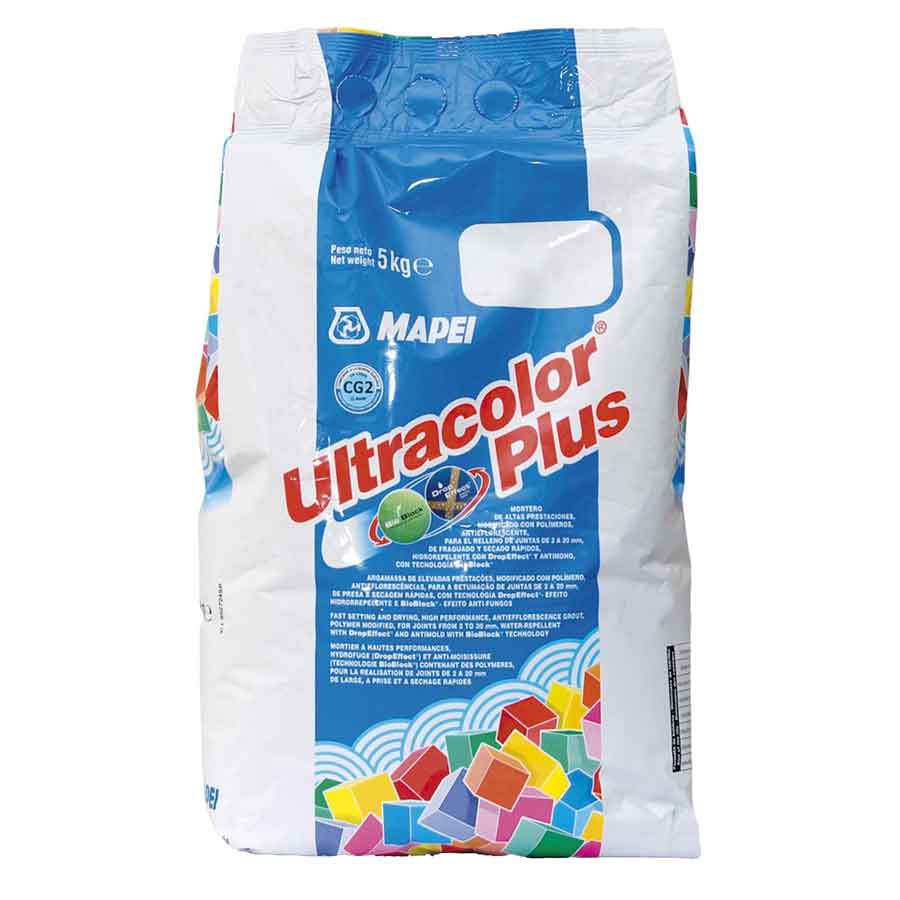 Mapei Ultracolour Plus 114 Anthracite Wall and Floor Grout 5Kg Hevey