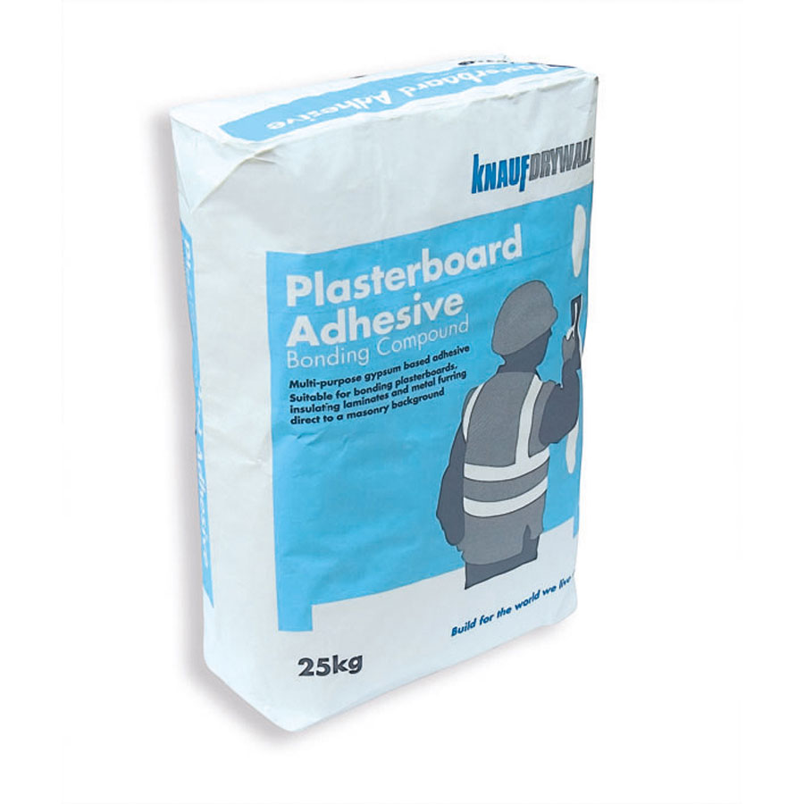 Knauf 25kg Plasterboard Adhesive (Bonding Compound) - Hevey Building ...