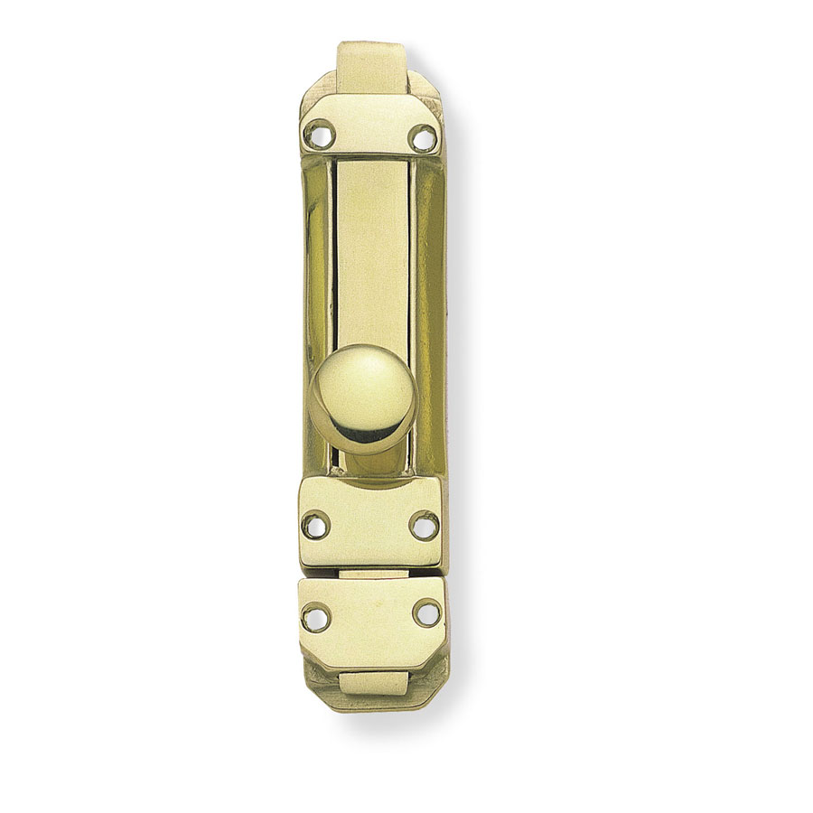 Dale Hardware 5303 Polished Brass 152mm Victorian Slide Bolt