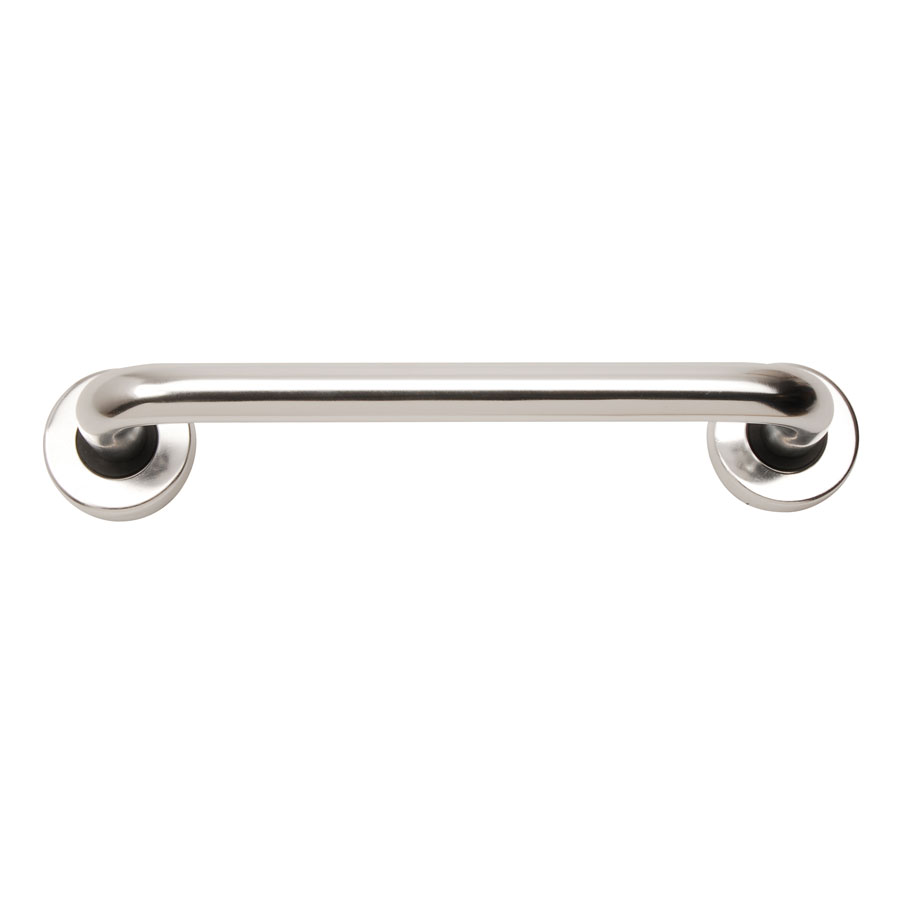 Dale Hardware 5740 225mm x 19mm Bolt Through Round Bar Pull Handle on Rose