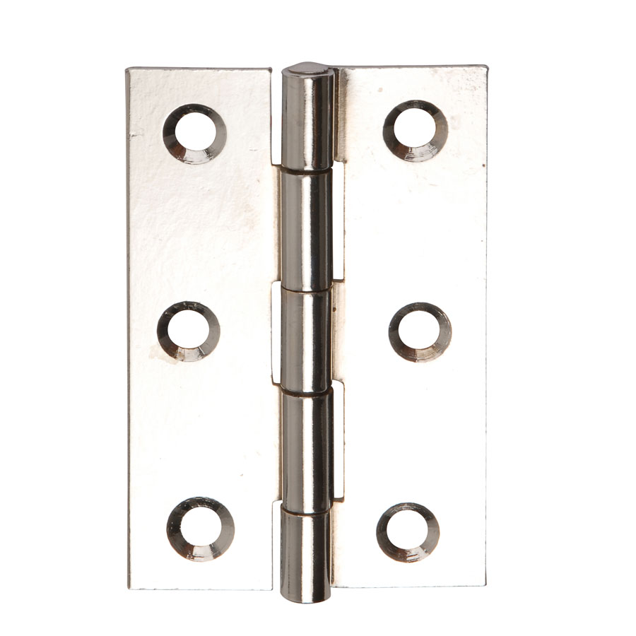 Dale Hardware 6128 Polished Chrome Plated 76mm 1838 Butt Hinge Pair