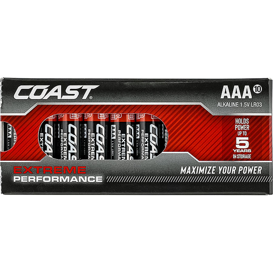 Coast AAA Batteries Pack of 10