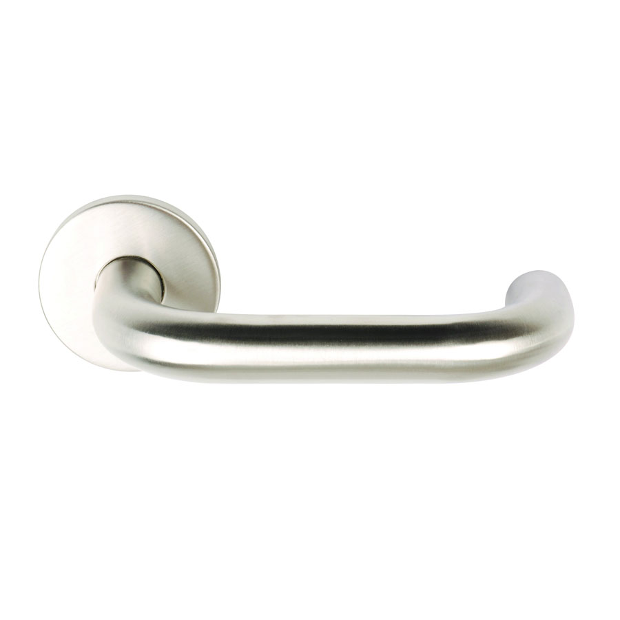 Fireband FB130 Satin Stainless Steel 19mm Round Bar Lever Handle