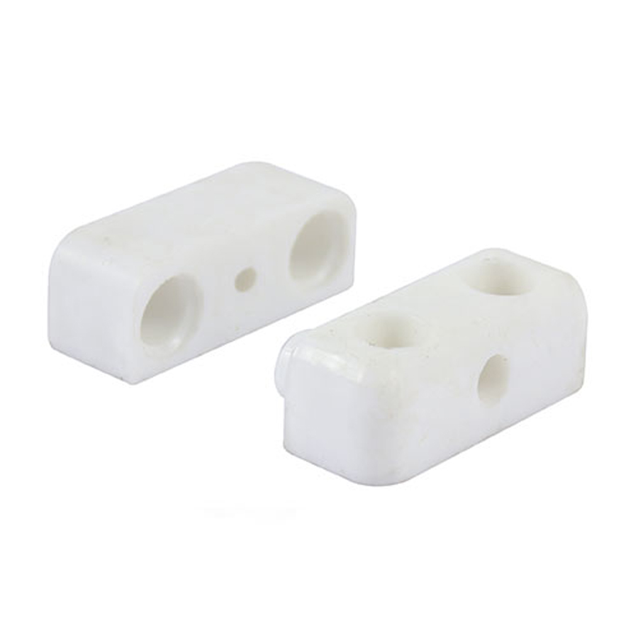 Timco KDWHITEP 35mm x 25mm x 12mm White Knock Down Block Pack of 4