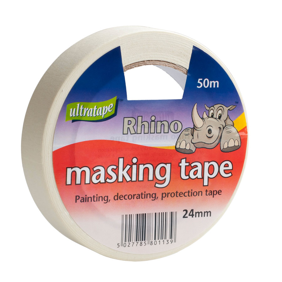 Ultratape Rhino 50m x 25mm Multi-Purpose Masking Tape