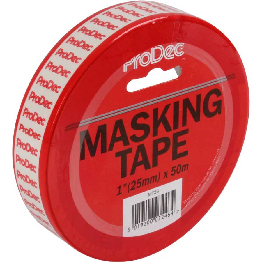 Prodec MT25 25mm x 50m General Purpose Masking Tape
