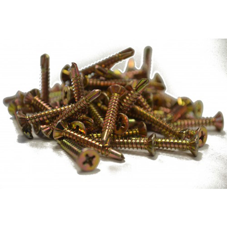 No More Ply 25mm Countersunk Galvanised Screws Pack of 200