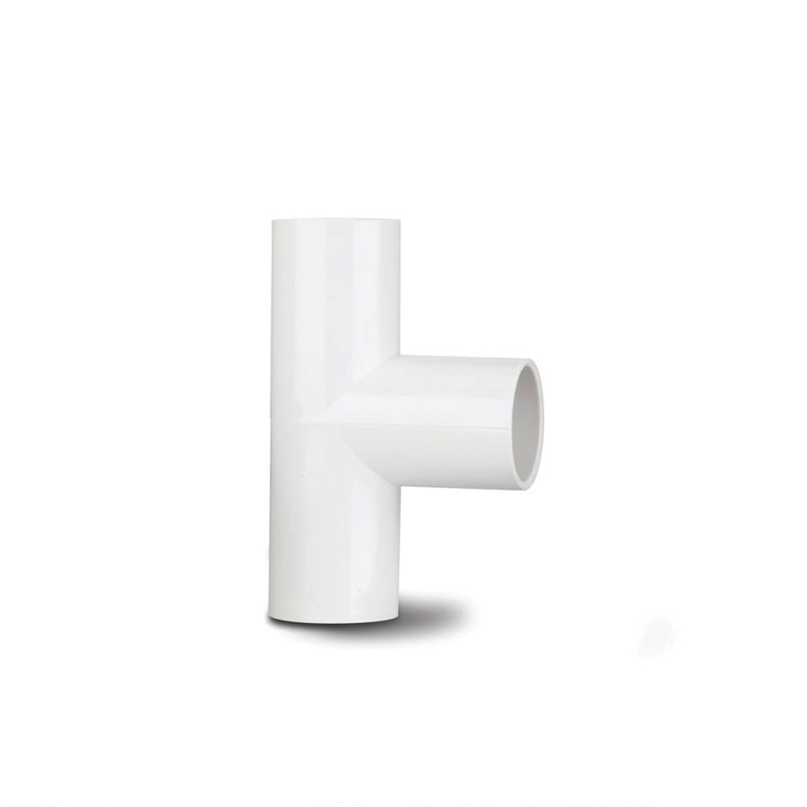Polypipe NS46W 90° Overflow Tee White 21.5mm