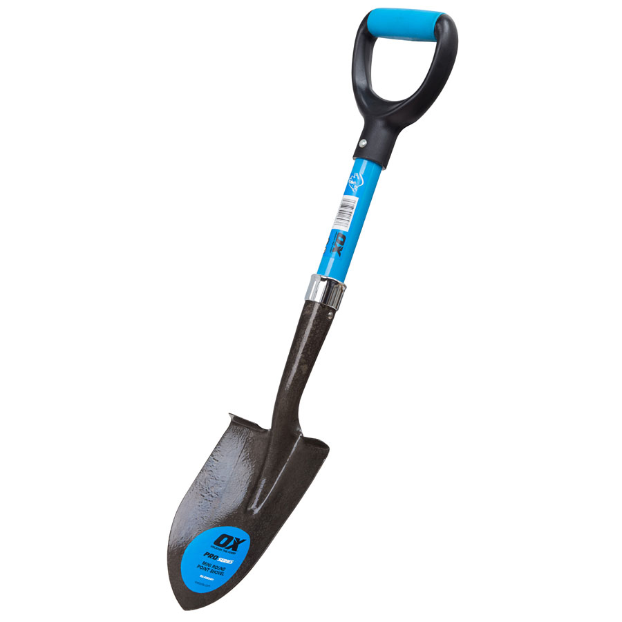 OX Pro OX-P283401 Mini Round Point Shovel
