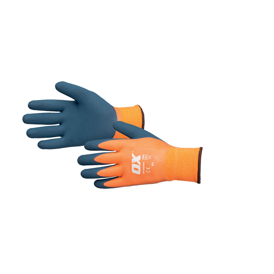 OX OX-S483909 Thermal Latex Waterproof Large Gloves