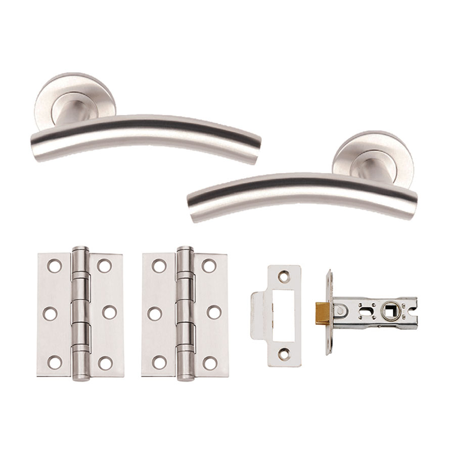 Dale Hardware PBX2005-PRV Satin Stainless Steel Choice Privacy Door Pack