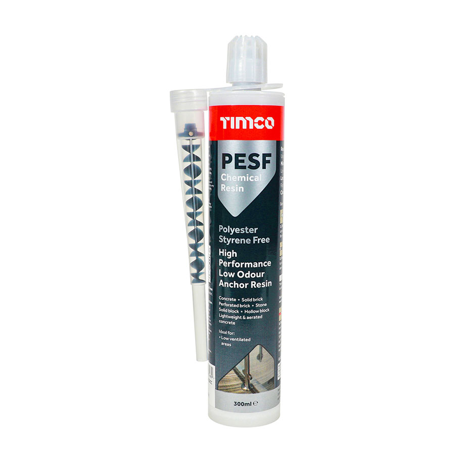 Timco PESF310 Polyester Styrene Free Chemical Resin Tube 300ml