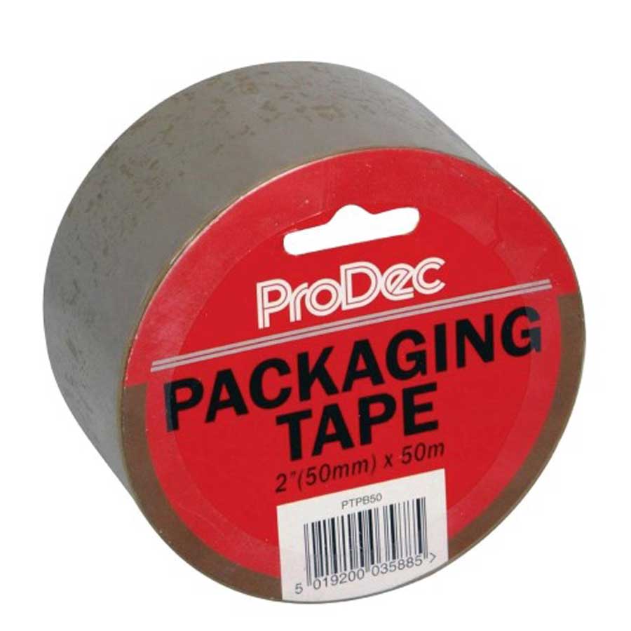 Prodec PTPB50 50mm x 50m Brown Packaging Tape