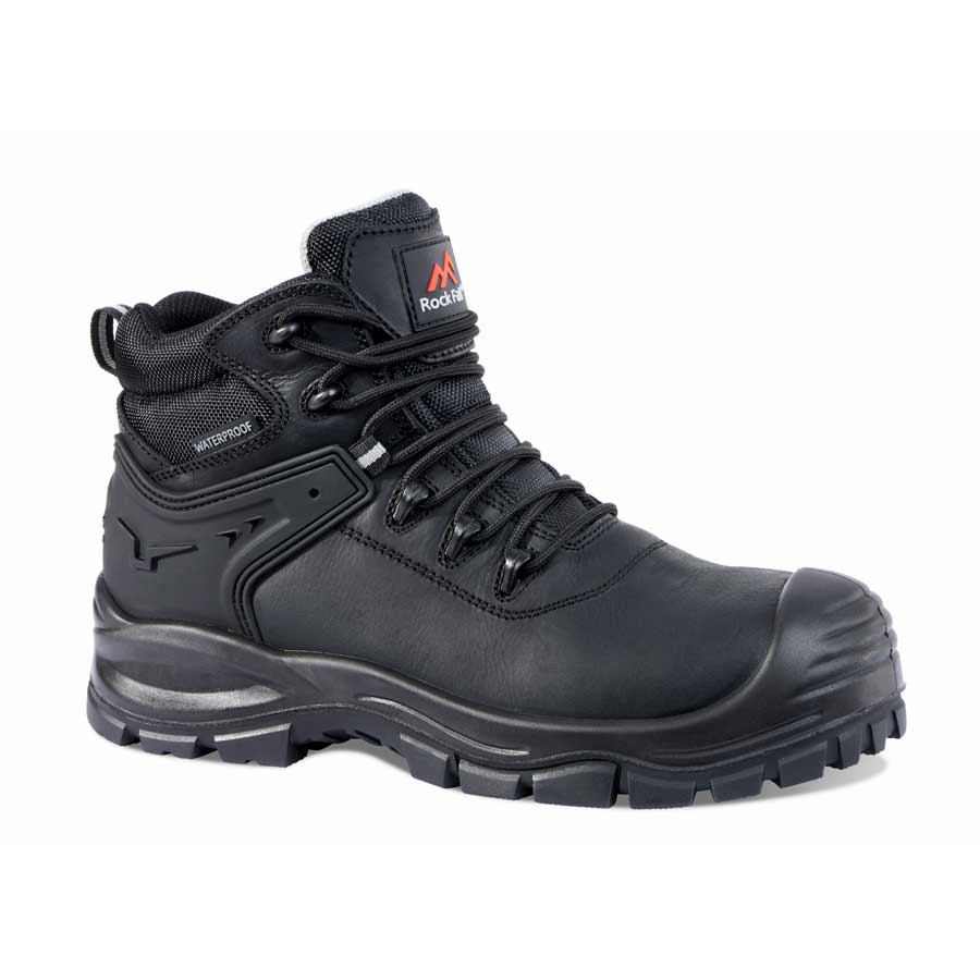 Rock Fall RF910 Black Size 10 Surge Waterproof EH Safety Boot