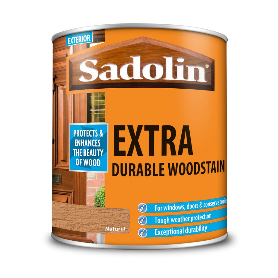 Sadolin Extra Durable Natural 1 Ltr Wood Stain