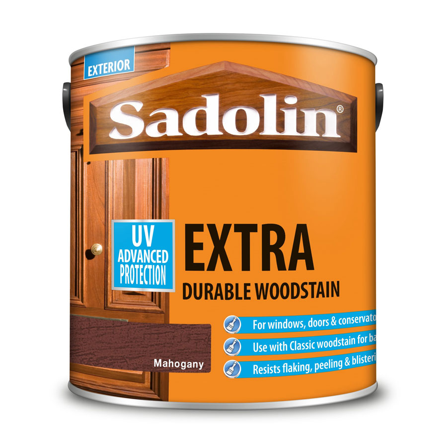 Sadolin Extra Durable Mahogany 2.5 Ltr Wood Stain