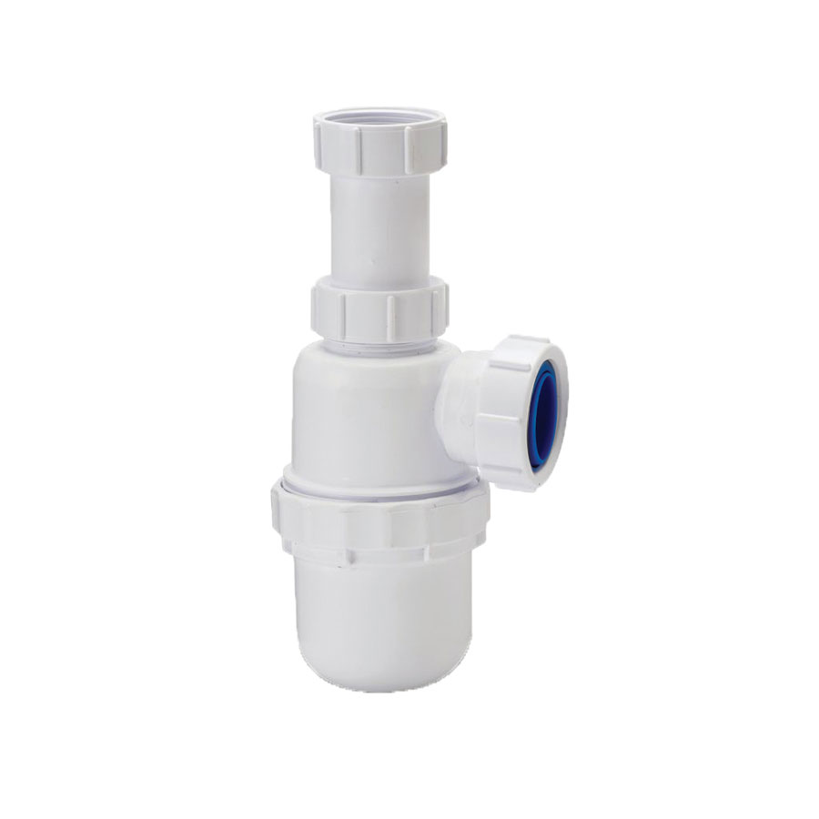 Polypipe WPT47 Adjustable Telescopic Bottle Trap White 32mm