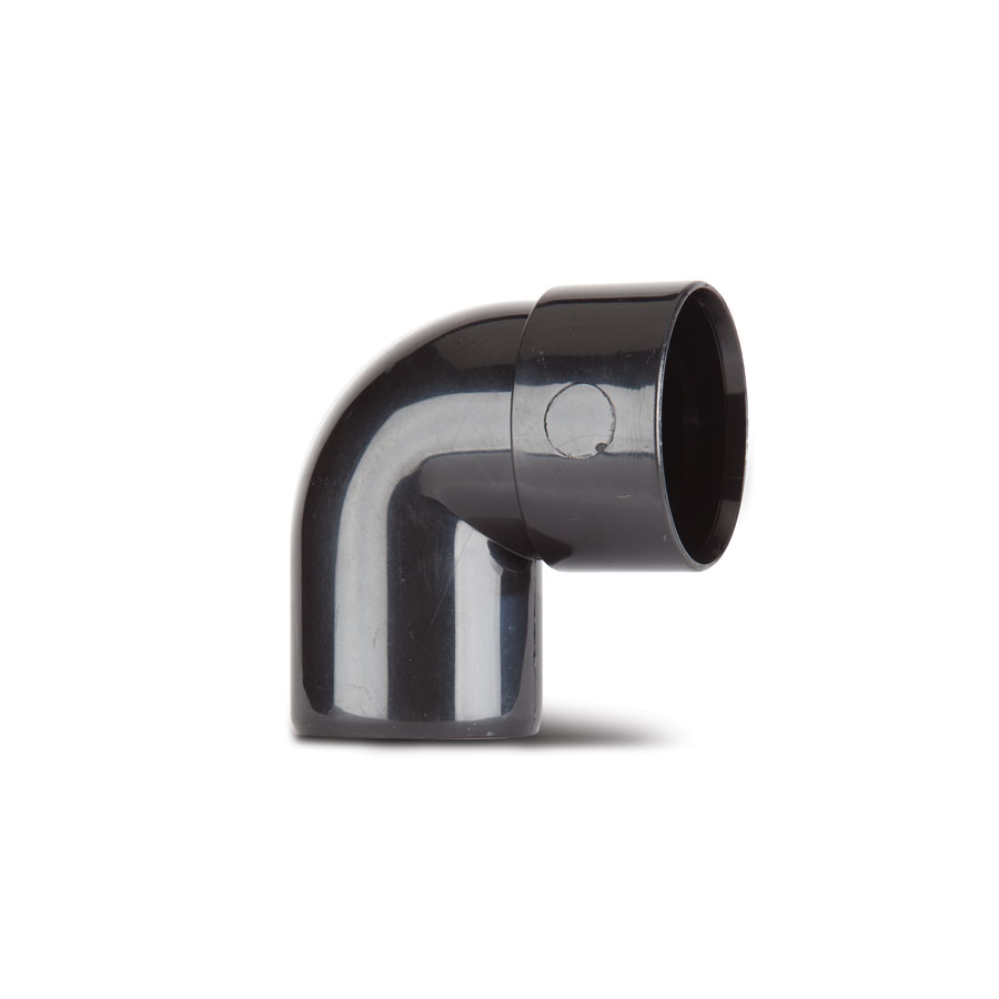 Polypipe WS23B Solvent Weld ABS 92.5° Waste Swivel Bend Black 32mm